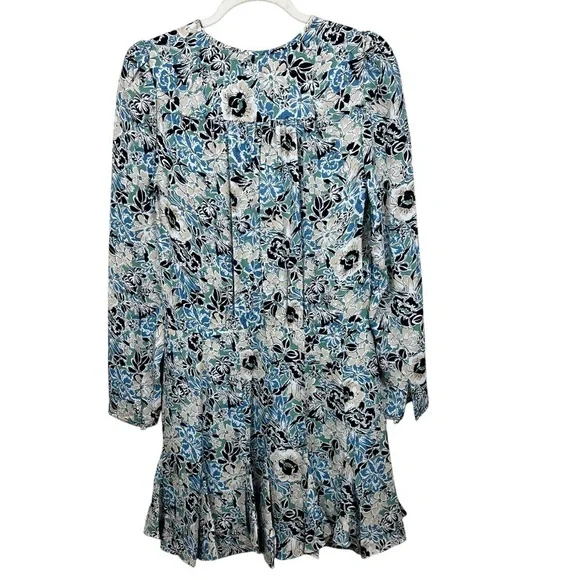 Veronica Beard Riggins Dress in Blue Multi 6 - Picture 4 of 10